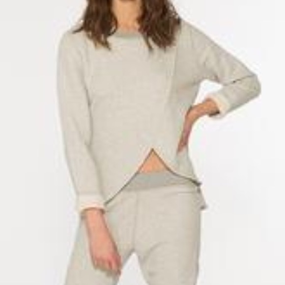 n:philanthropy Poppy sweatshirt heather grey - NWT
